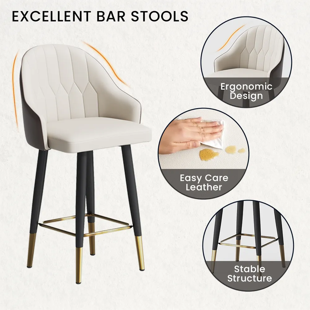 24'' Modern Counter Stools Set of 2 4 24'' Modern Counter Stools Set of 2 4