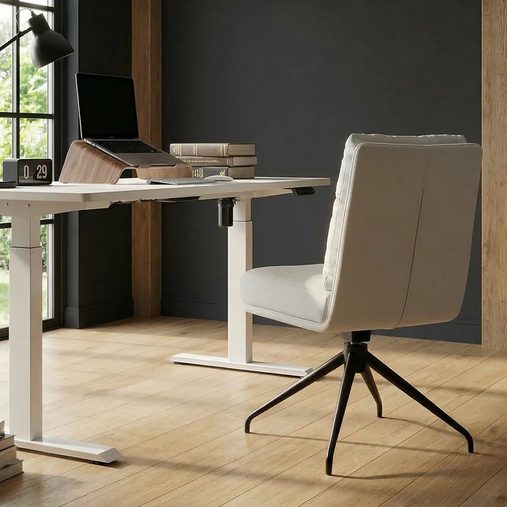 Modern Swivel Home Office Chairs Set of 2 3