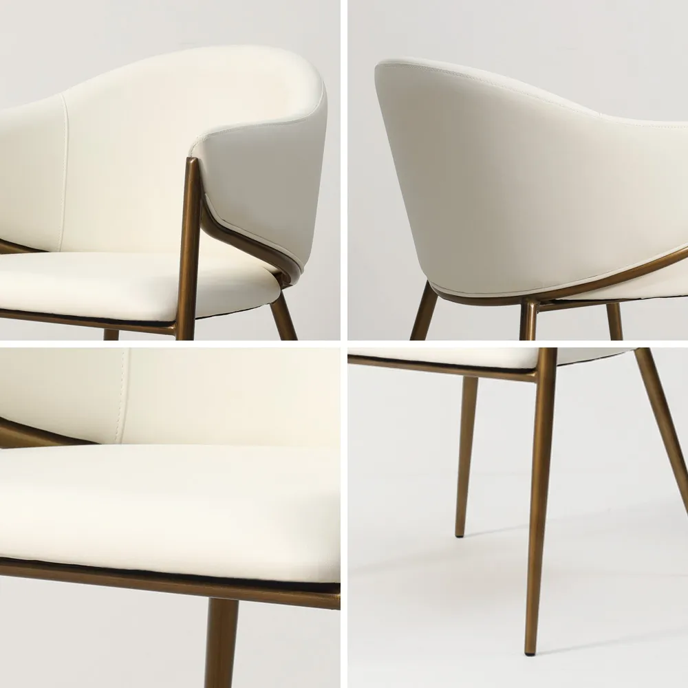 Mid-Century Modern Upholstered Dining Chairs Set of 2 4 Mid-Century Modern Upholstered Dining Chairs Set of 2 4