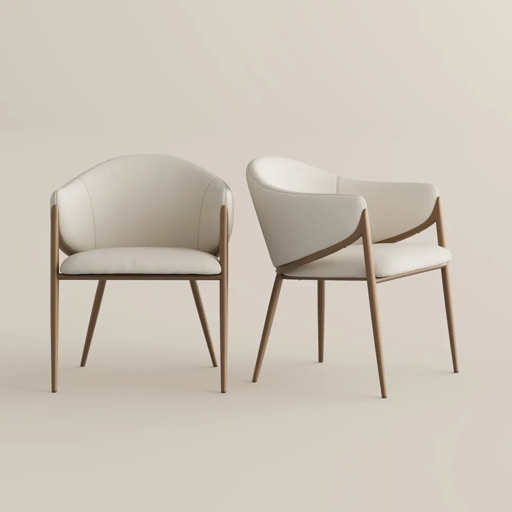 Mid-Century Modern Upholstered Dining Chairs Set of 2 7 Mid-Century Modern Upholstered Dining Chairs Set of 2 7