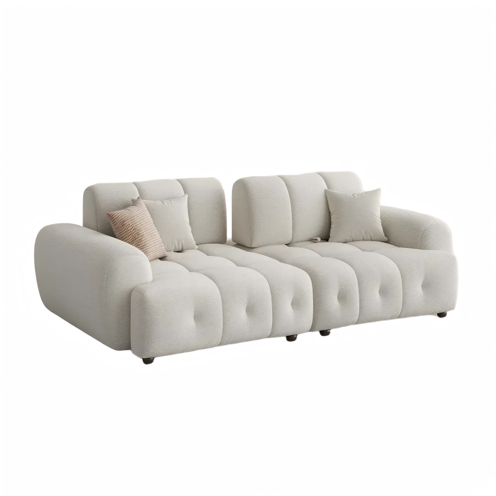 Cream Chenille Sofa Waterproof Modular Loveseats Cream Chenille Sofa Waterproof Modular Loveseats