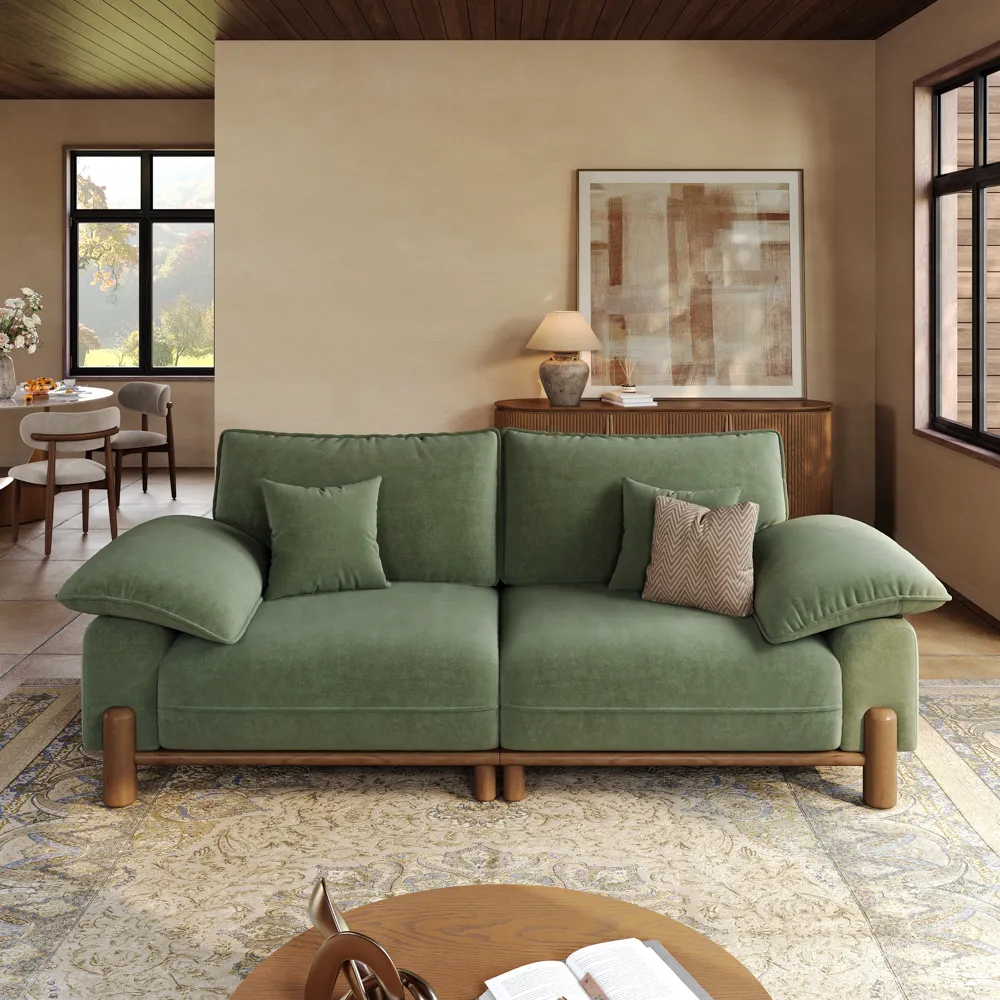 Mid Century Green Sofa for Small Spaces Mid Century Green Sofa for Small Spaces