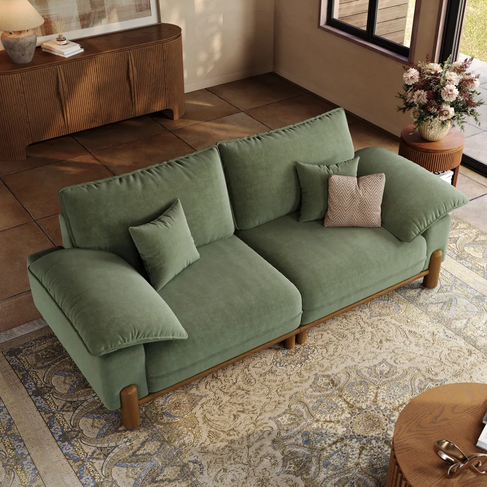 Mid Century Green Sofa for Small Spaces Mid Century Green Sofa for Small Spaces