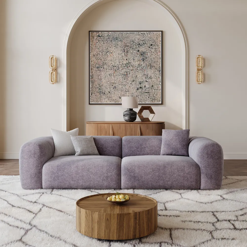 Minimalist Couch Vintage Chenille Lounge Sofa Minimalist Couch Vintage Chenille Lounge Sofa