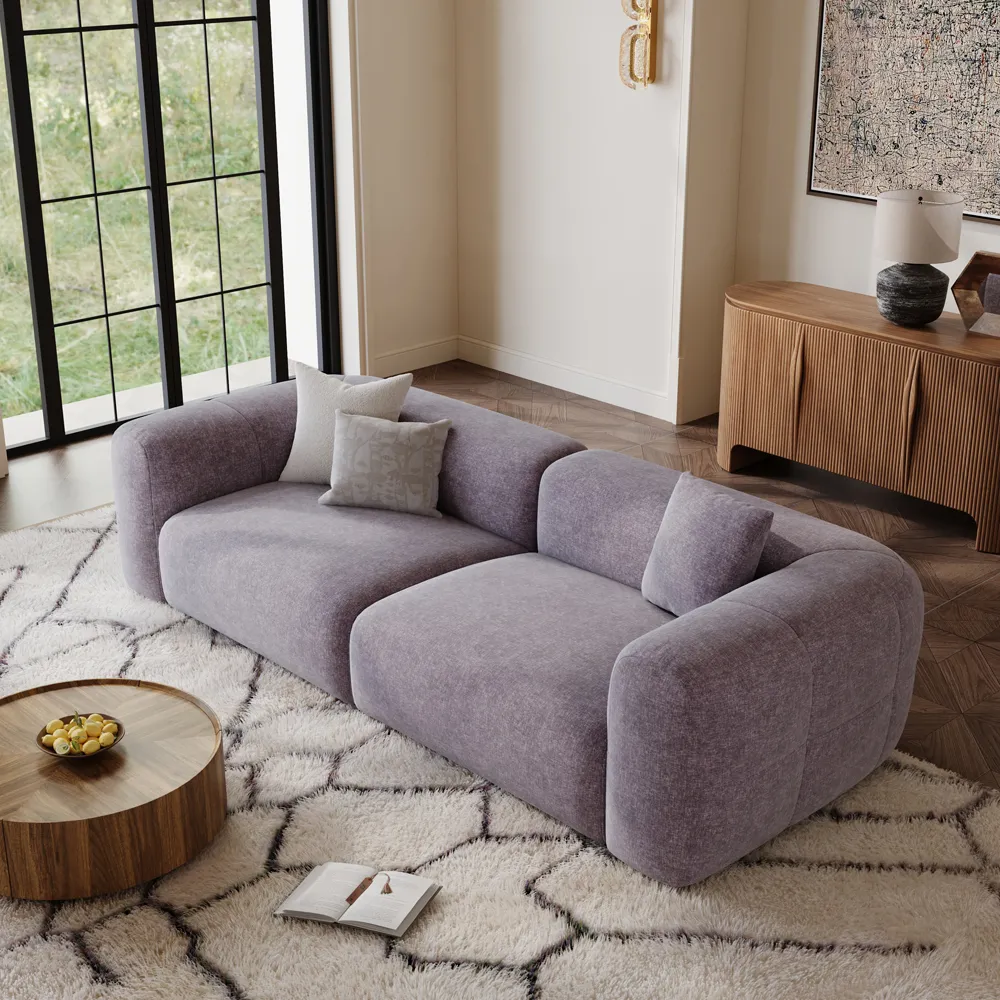 Minimalist Couch Vintage Chenille Lounge Sofa Minimalist Couch Vintage Chenille Lounge Sofa