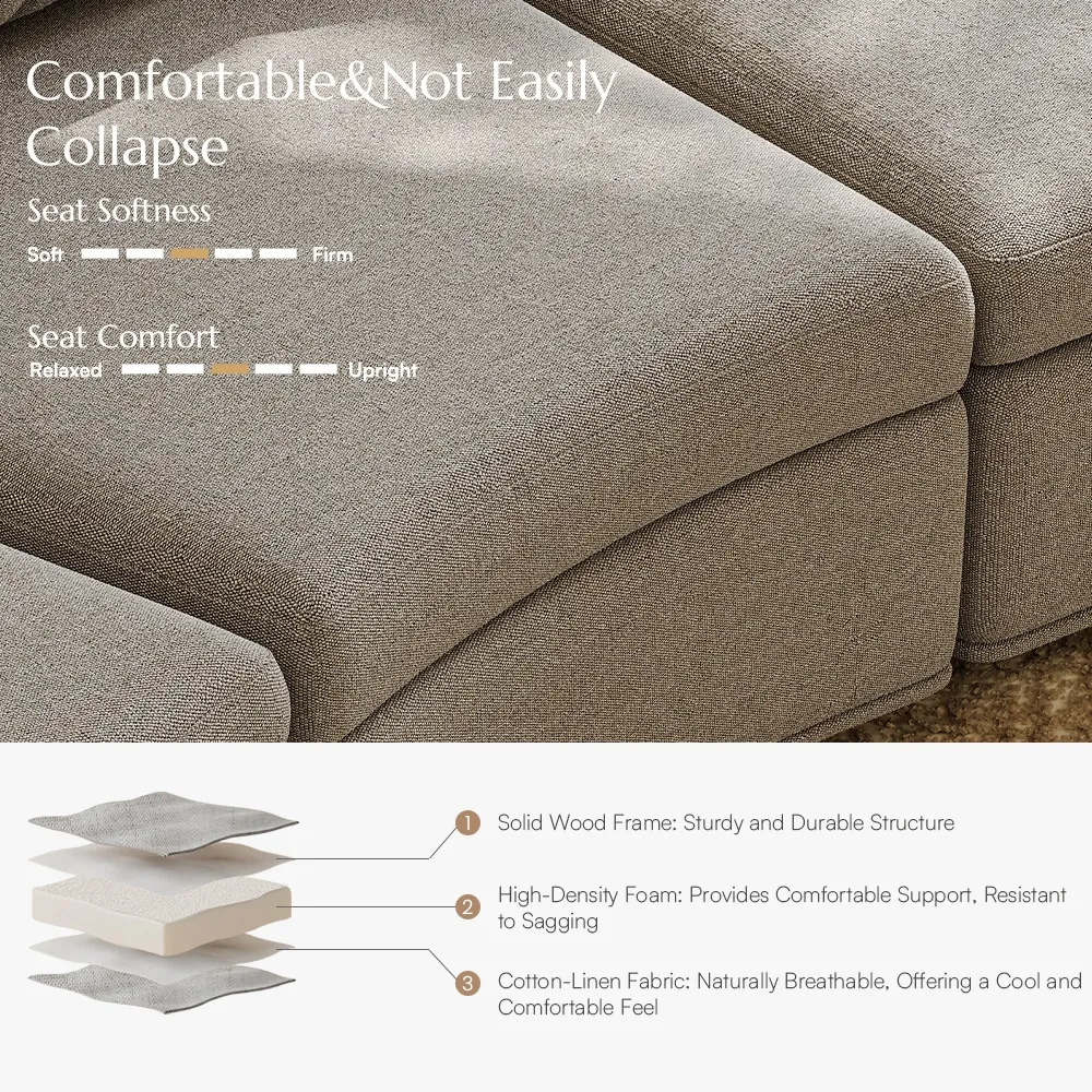 3-4 Seater Large Modern Curved Armless Sofa 3-4 Seater Large Modern Curved Armless Sofa