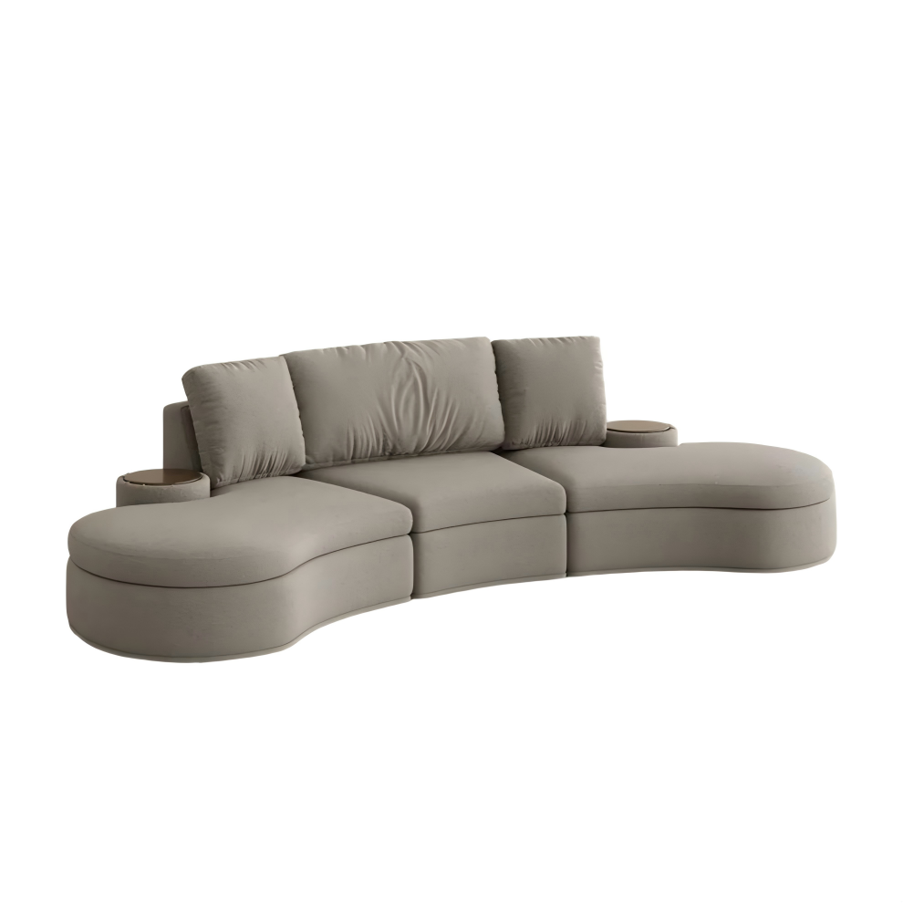 3-4 Seater Large Modern Curved Armless Sofa 3-4 Seater Large Modern Curved Armless Sofa
