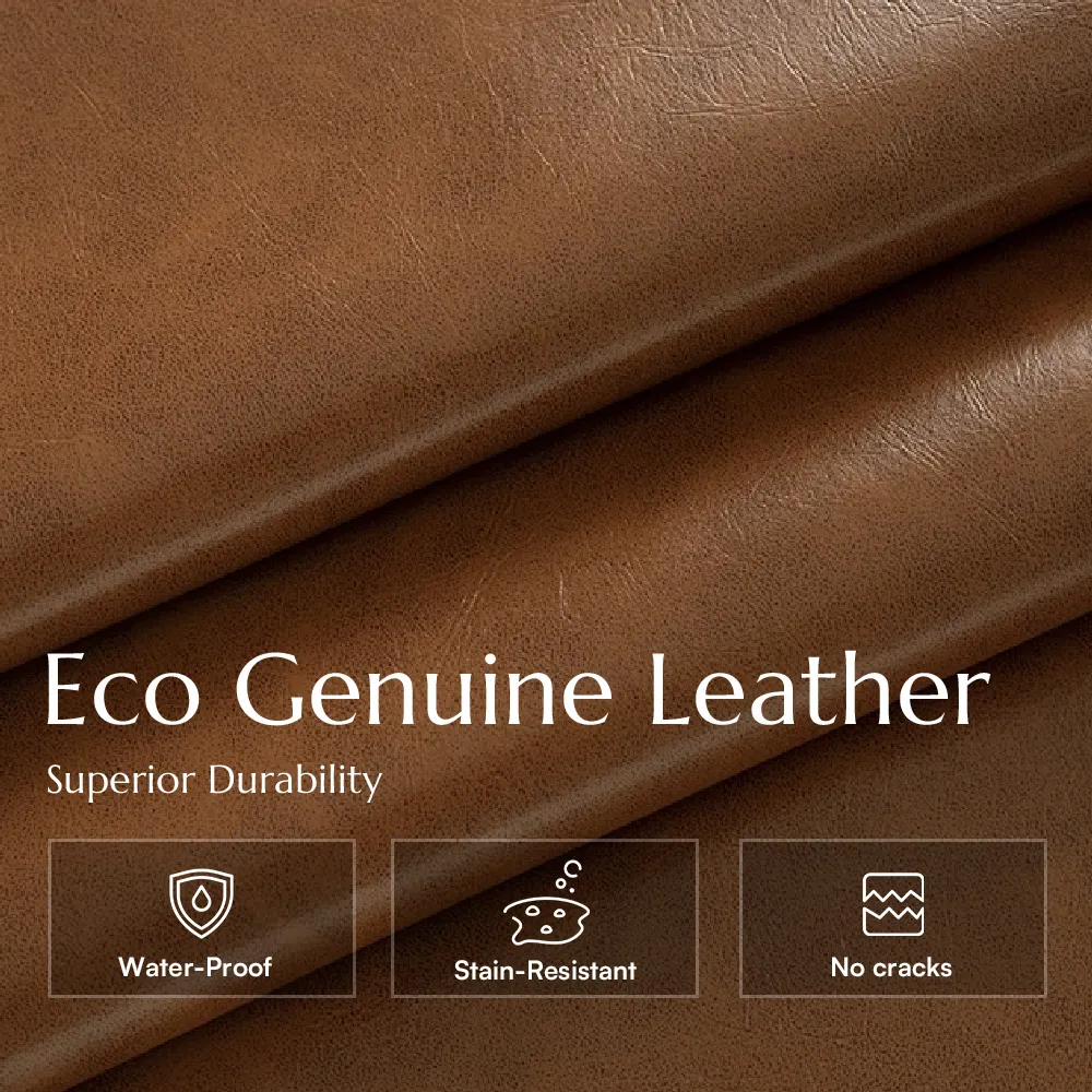 Brown Genuine Leather Loveseat Sofa Mid Century Modern Couch Brown Genuine Leather Loveseat Sofa Mid Century Modern Couch