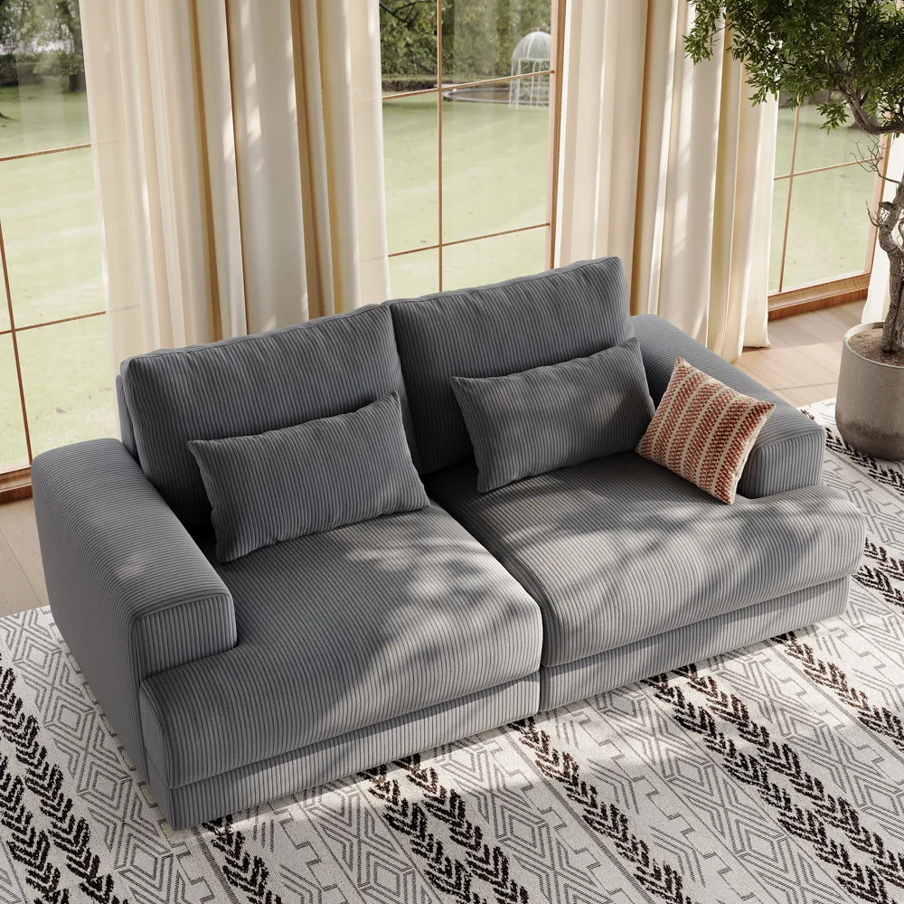 Modular Loveseat Comfy Sofa