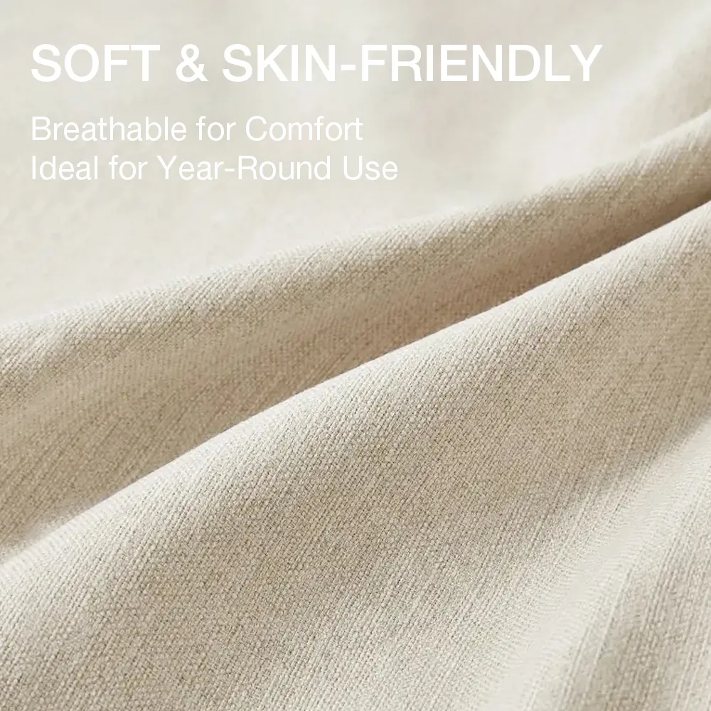 2–3 Seater Deep Seat Sofa with Removable Cotton-Linen Covers