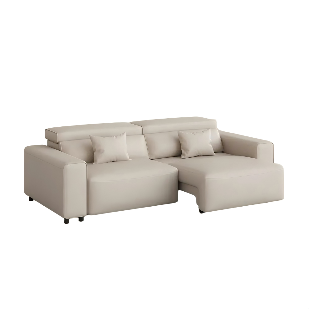 Luxury Electric Pull Out Sofa Bed Leather Retractable Sleeper Sofa Luxury Electric Pull Out Sofa Bed Leather Retractable Sleeper Sofa