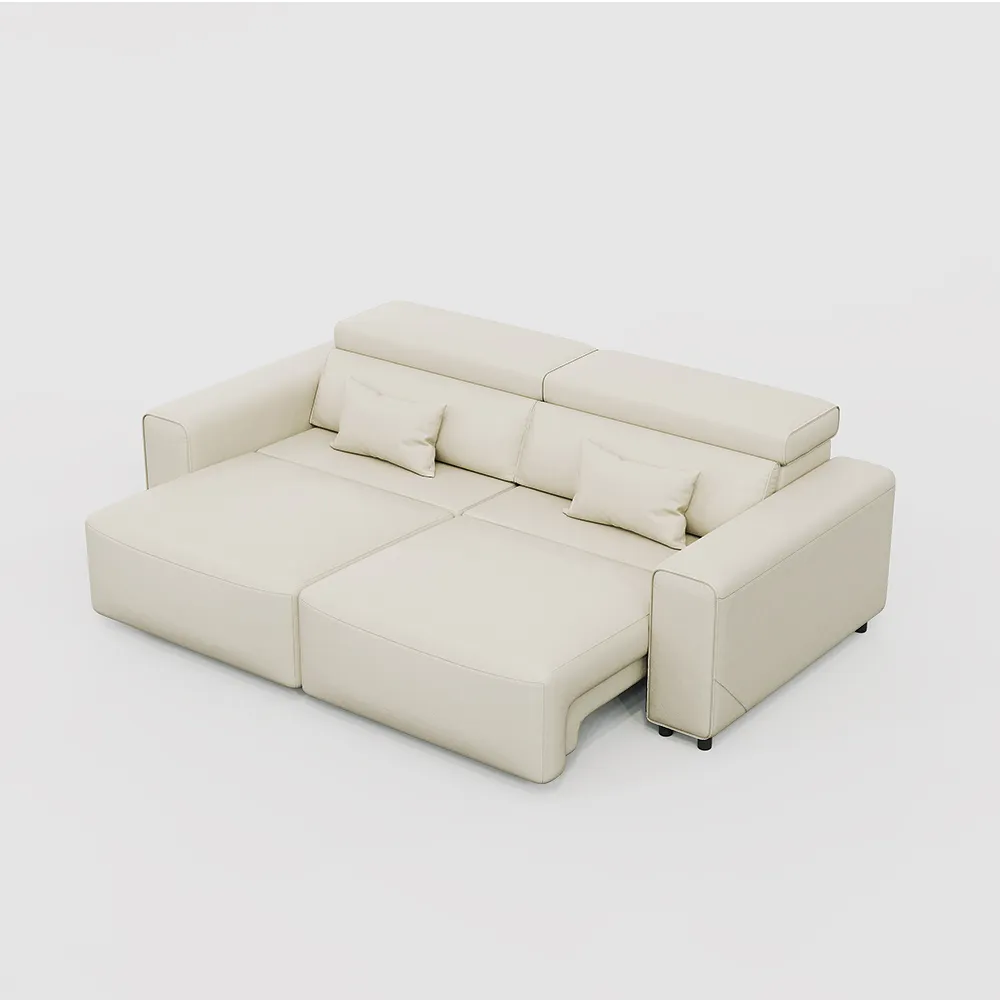 Luxury Electric Pull Out Sofa Bed Leather Retractable Sleeper Sofa Luxury Electric Pull Out Sofa Bed Leather Retractable Sleeper Sofa