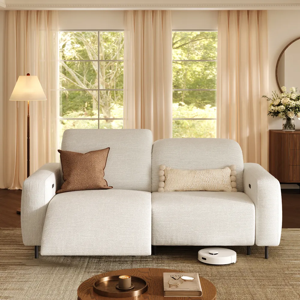 Dual Power Reclining Loveseat Dual Power Reclining Loveseat