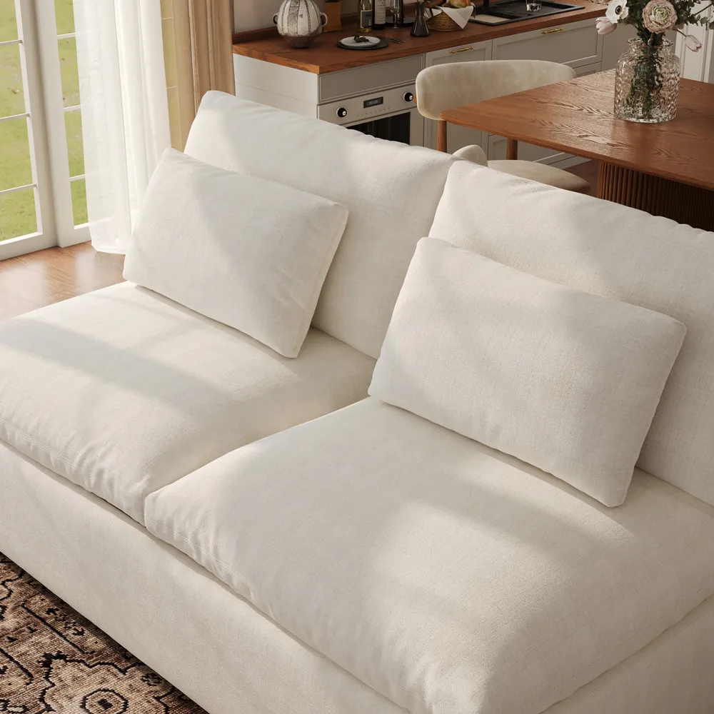 Modern Pull Out Sofa Bed Sleeper Sofa with Linen Modern Pull Out Sofa Bed Sleeper Sofa with Linen