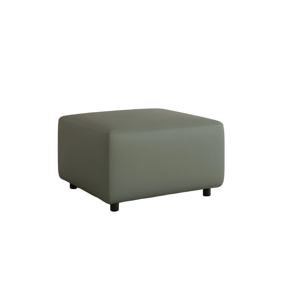 Power Extendable Sofa Matching Ottoman - Dark Green Eco-friendly Microfiber Leather Power Extendable Sofa Matching Ottoman - Dark Green Eco-friendly Microfiber Leather