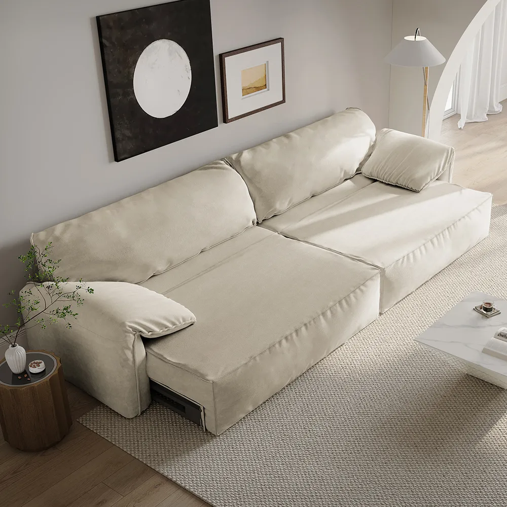 Power Sofa Bed Convertible Sectional Couch