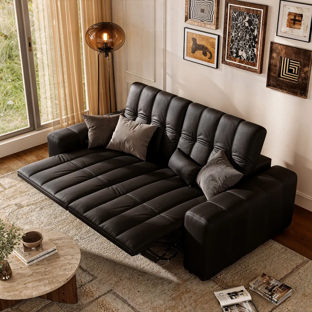 Luxury Top-Grain Leather Dual Power Loveseat Luxury Top-Grain Leather Dual Power Loveseat