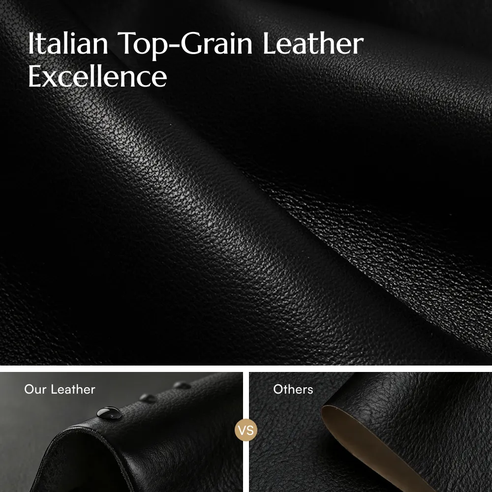 Luxury Top-Grain Leather Dual Power Loveseat Luxury Top-Grain Leather Dual Power Loveseat