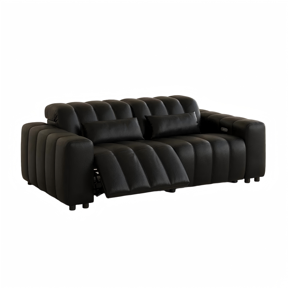 Luxury Top-Grain Leather Dual Power Loveseat Luxury Top-Grain Leather Dual Power Loveseat