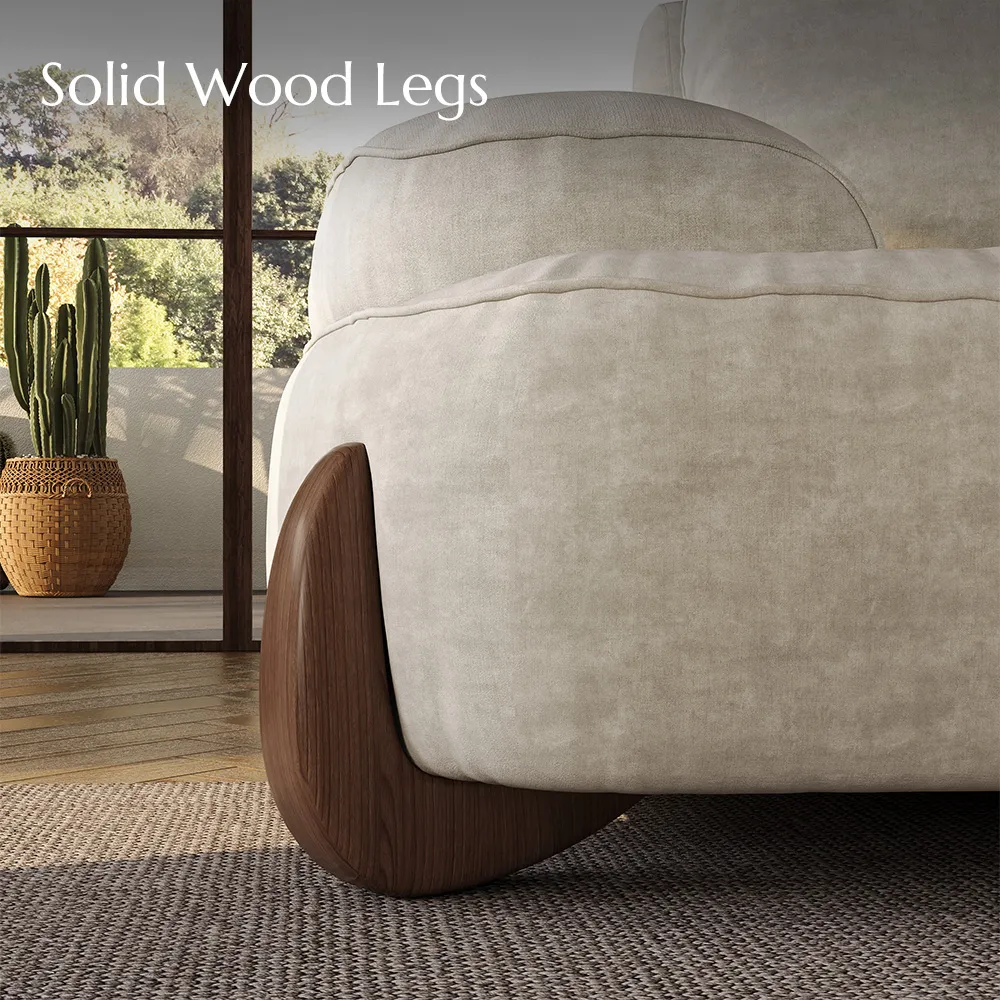 2-3 Seater Modern Tufted Beige Pet-Friendly Loveseat Couch 2-3 Seater Modern Tufted Beige Pet-Friendly Loveseat Couch