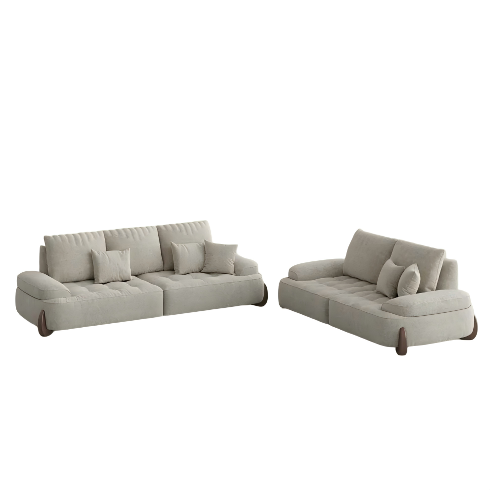 2-3 Seater Modern Tufted Beige Pet-Friendly Loveseat Couch 2-3 Seater Modern Tufted Beige Pet-Friendly Loveseat Couch