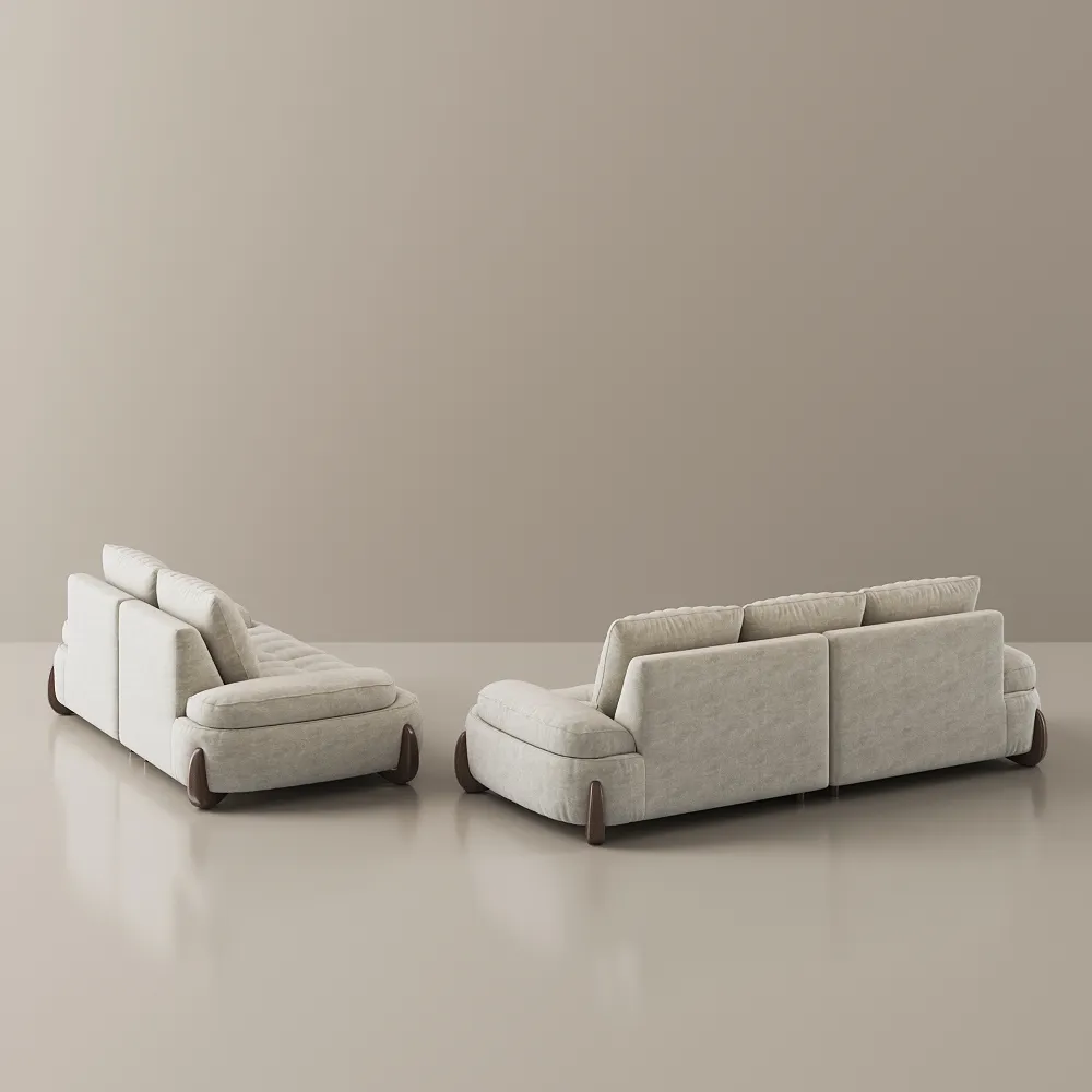 2-3 Seater Modern Tufted Beige Pet-Friendly Loveseat Couch 2-3 Seater Modern Tufted Beige Pet-Friendly Loveseat Couch