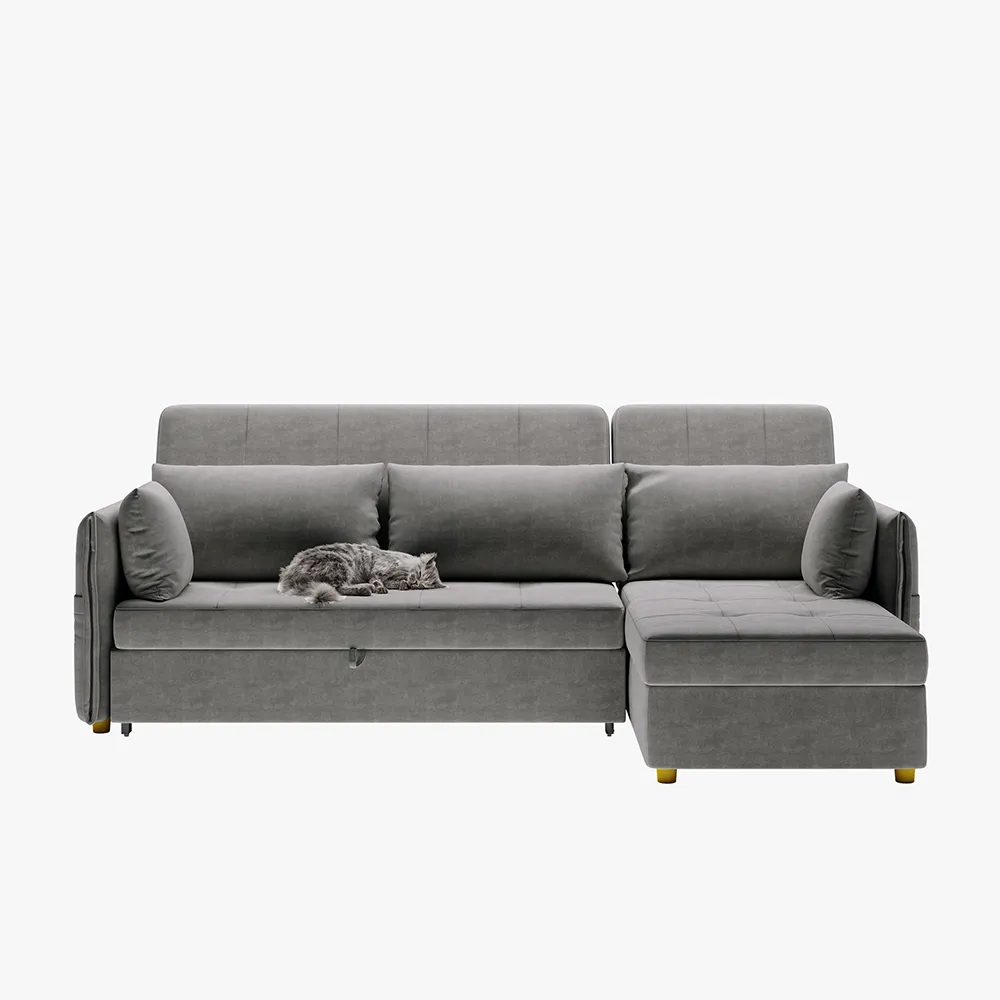 2026042106171625Modern Minimalist "L" Shape Sofa Bed Modern Minimalist "L" Shape Sofa Bed