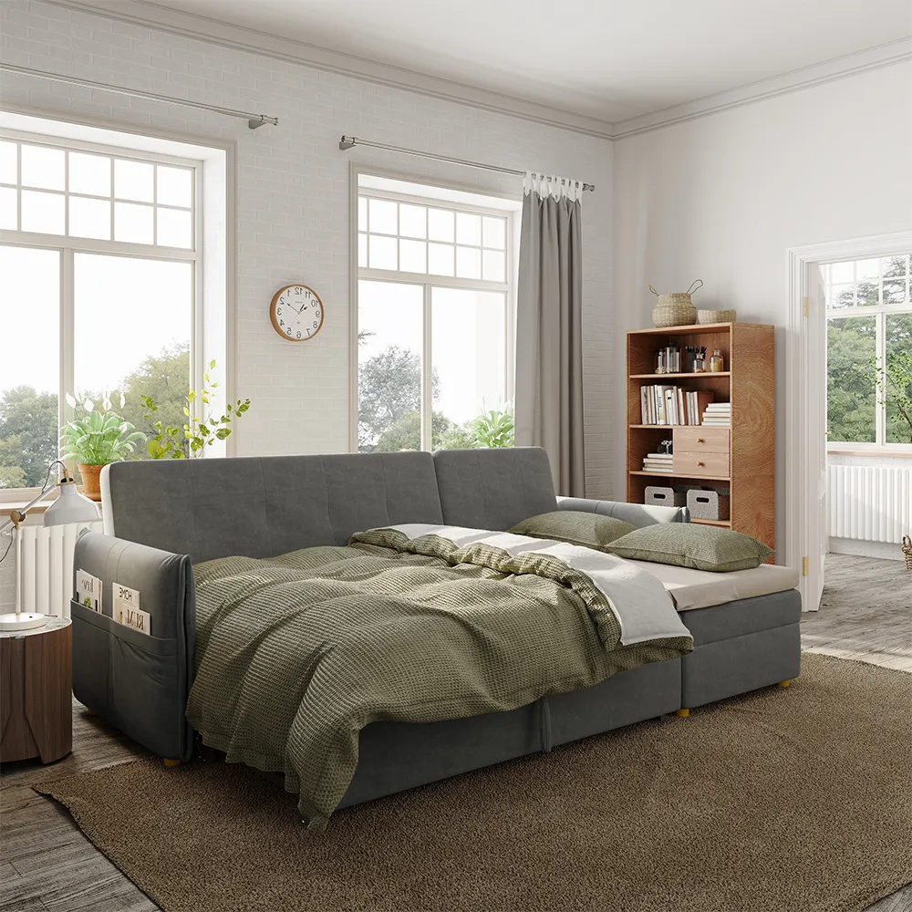 Modern Minimalist "L" Shape Sofa Bed Modern Minimalist "L" Shape Sofa Bed
