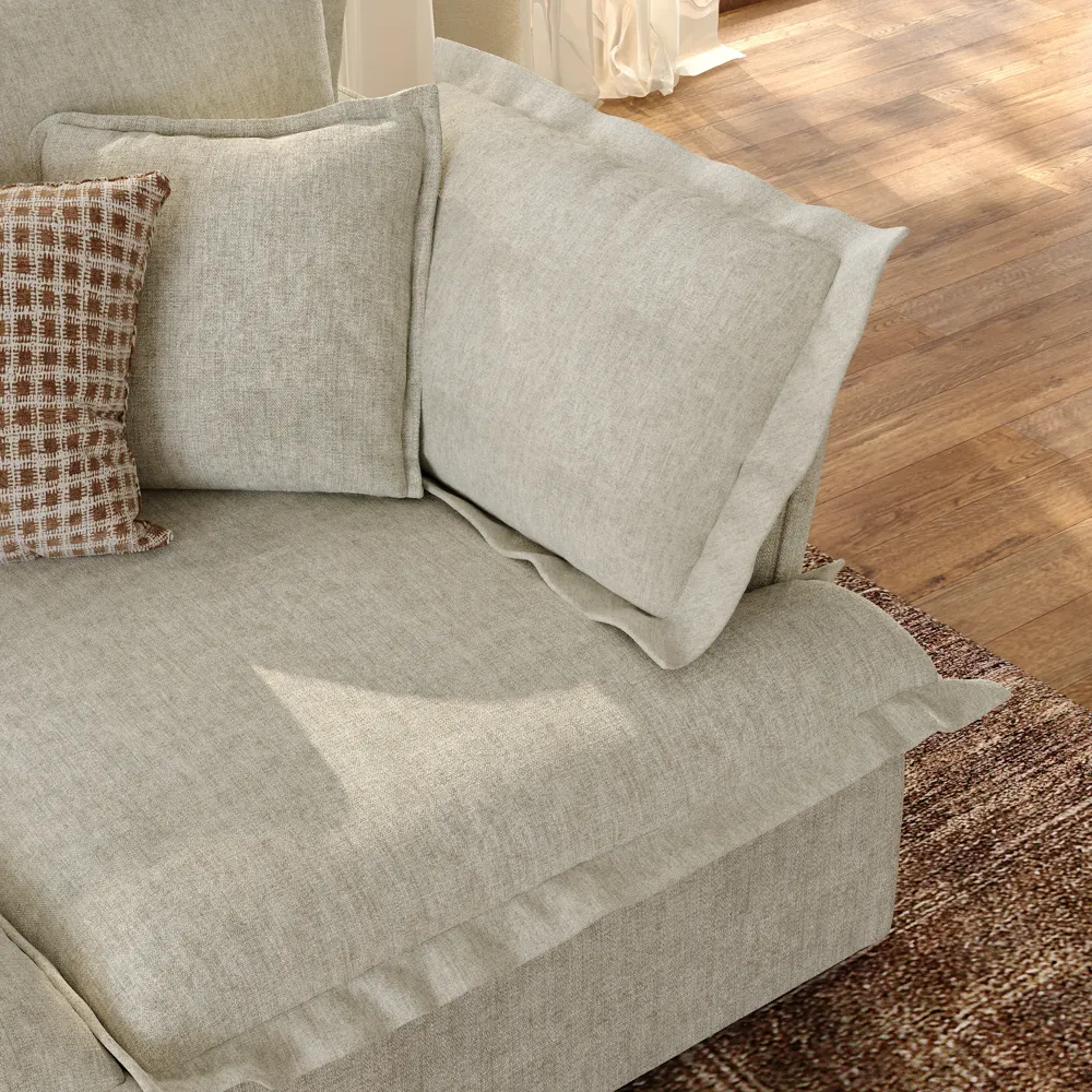Modern 4–5 Seater Cloud Sofa with Deep Seating