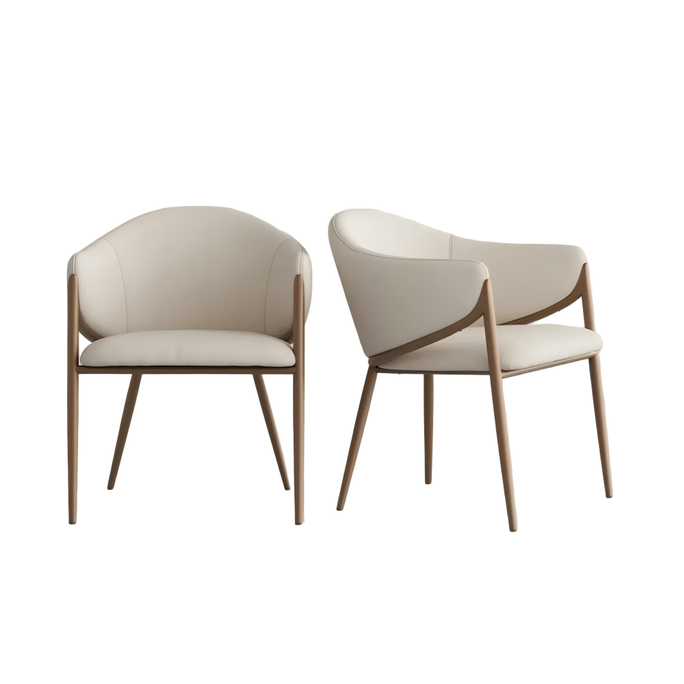 Mid-Century Modern Upholstered Dining Chairs Set of 2 Mid-Century Modern Upholstered Dining Chairs Set of 2