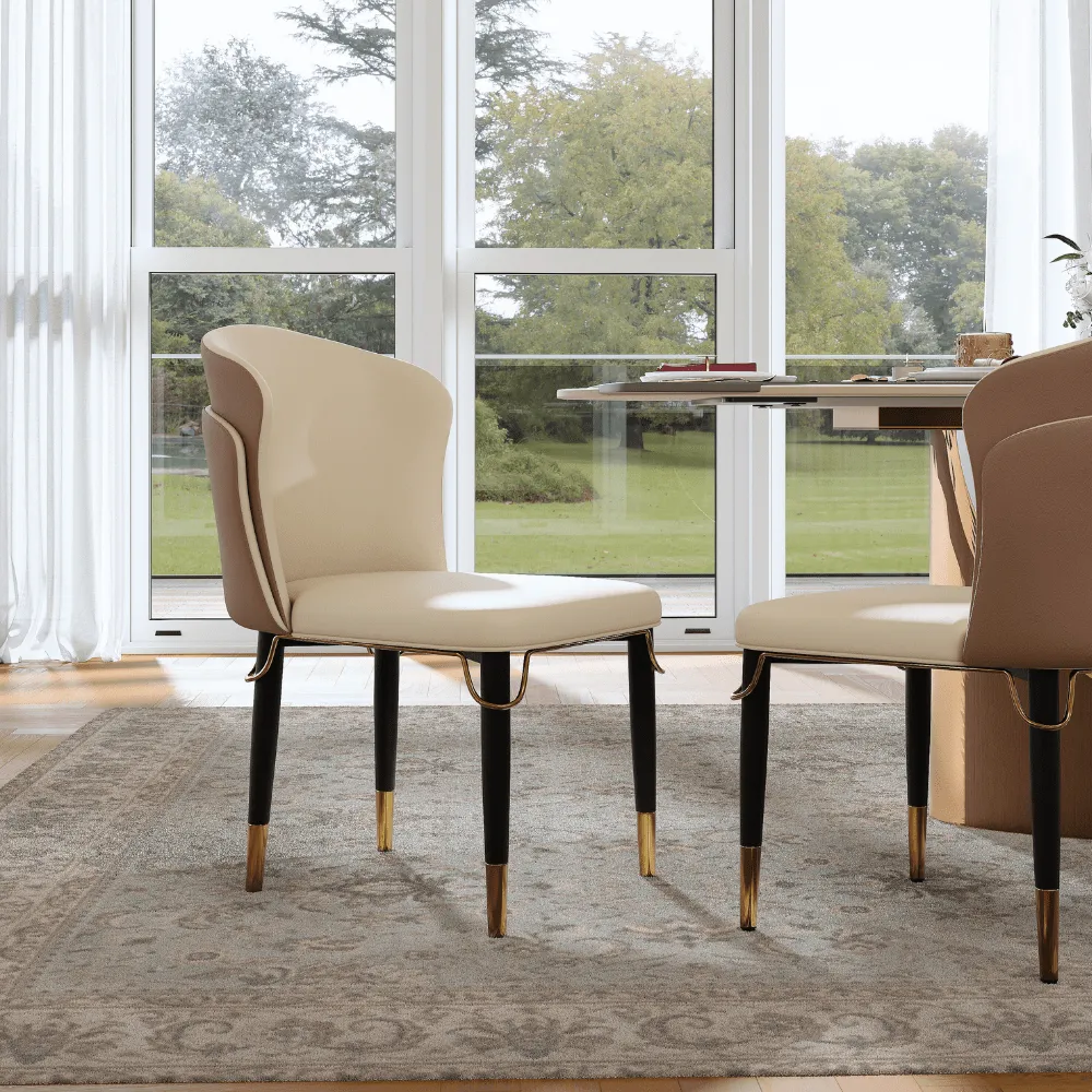 Modern Upholstered Dining Chairs Set of 2 Modern Upholstered Dining Chairs Set of 2