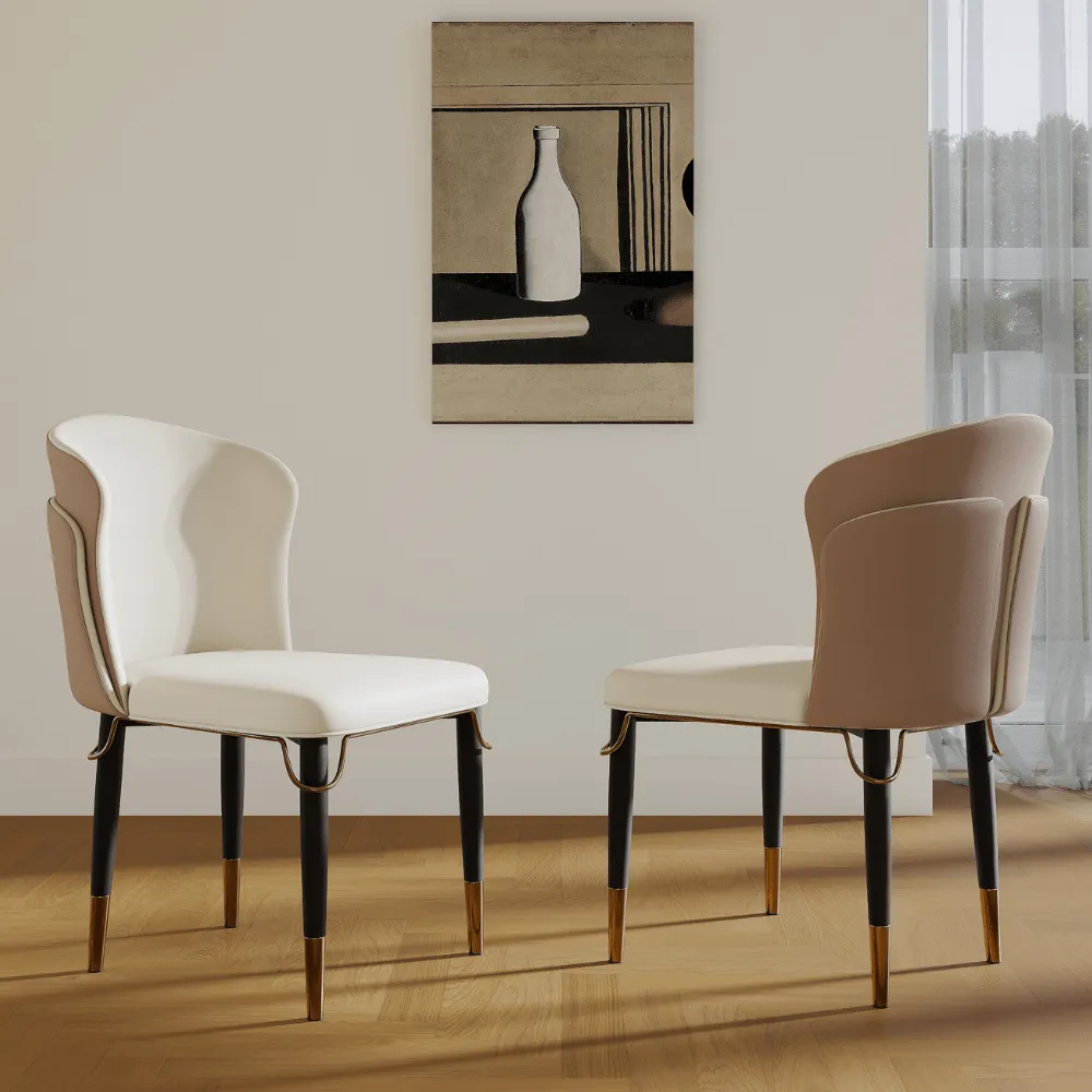 Modern Upholstered Dining Chairs Set of 2 Modern Upholstered Dining Chairs Set of 2