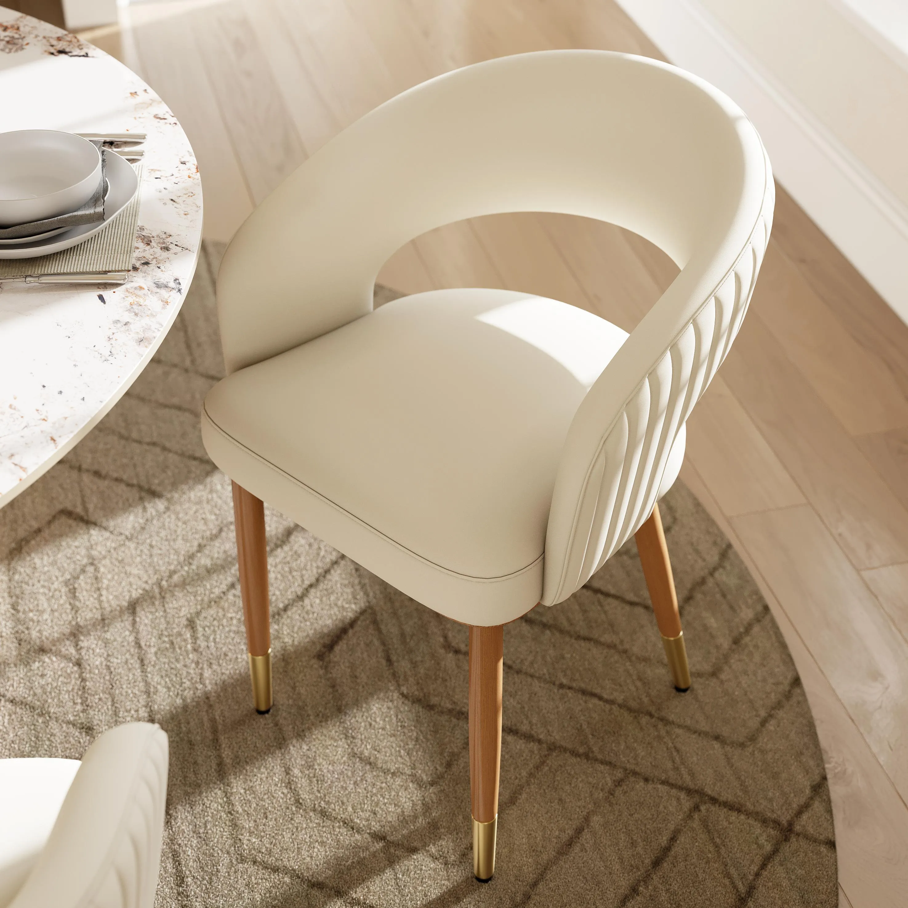Modern Upholstered Dining Chairs Set of 2 Modern Upholstered Dining Chairs Set of 2