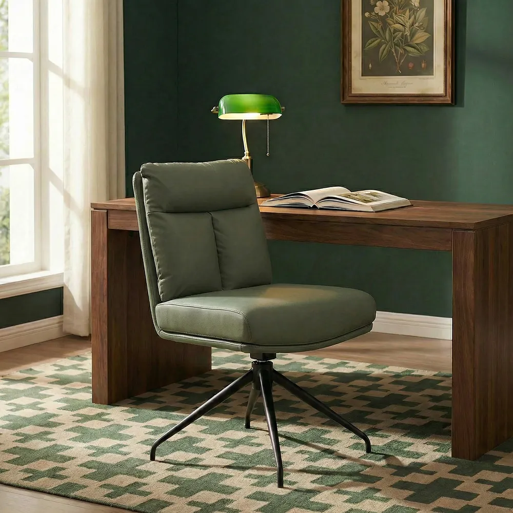 Modern Swivel Home Office Chairs Set of 2