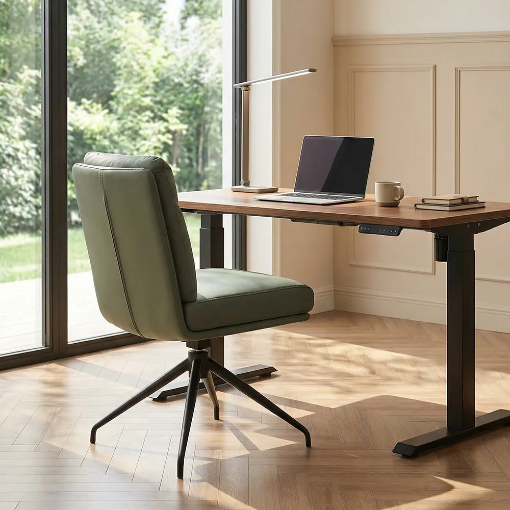 Modern Swivel Home Office Chairs Set of 2