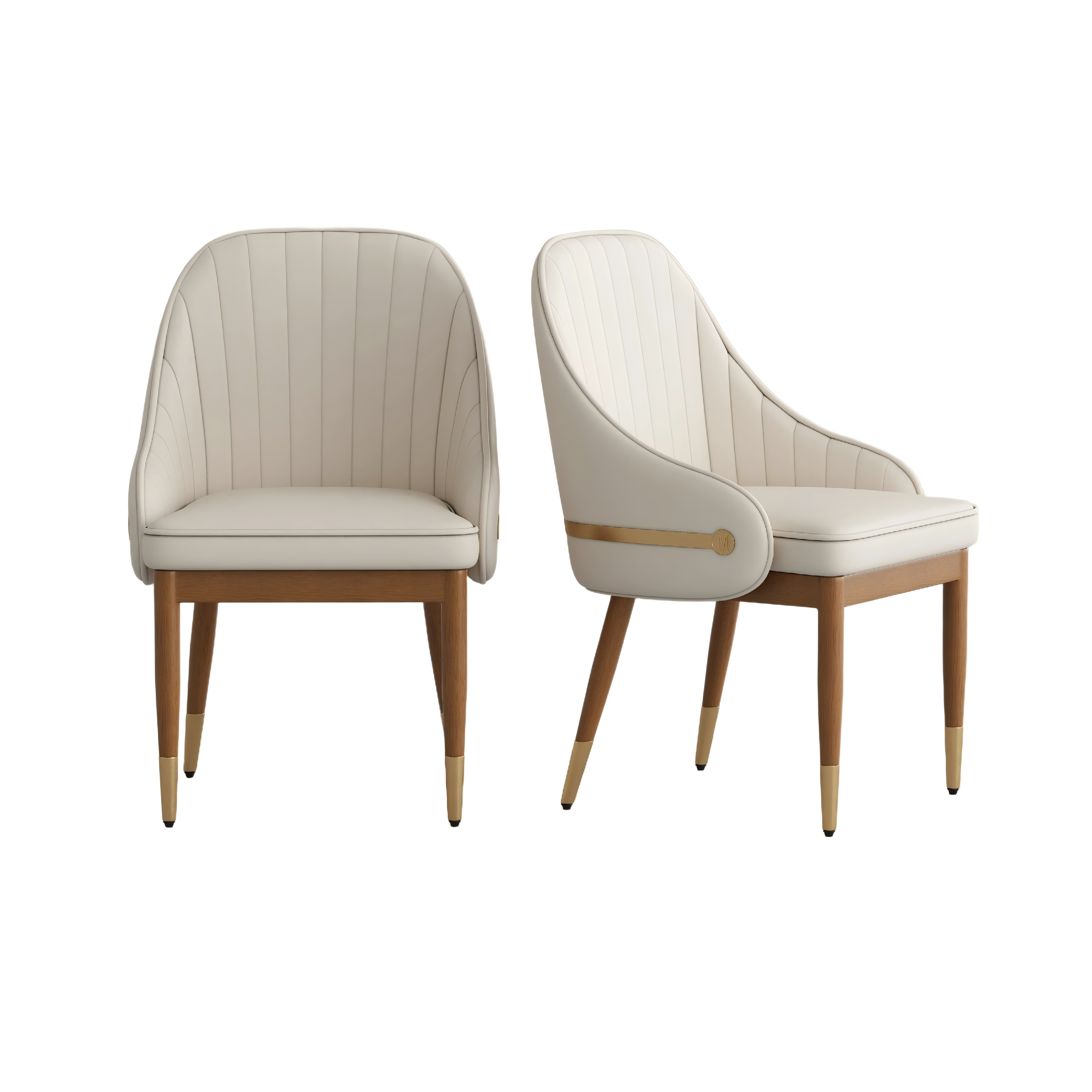 Modern Luxury Upholstered Dining Chairs Set of 2