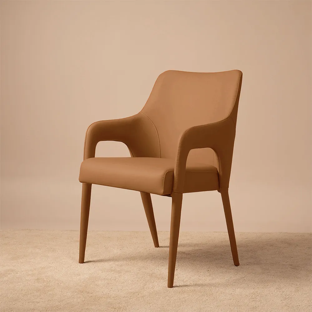 Modern Leather Dining Chairs with Arms Set of 2 Modern Leather Dining Chairs with Arms Set of 2