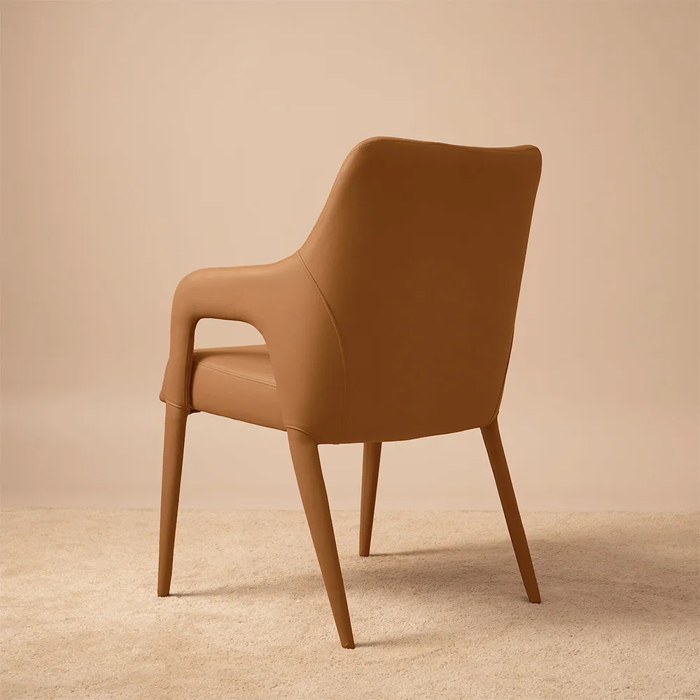 Modern Leather Dining Chairs with Arms Set of 2 Modern Leather Dining Chairs with Arms Set of 2