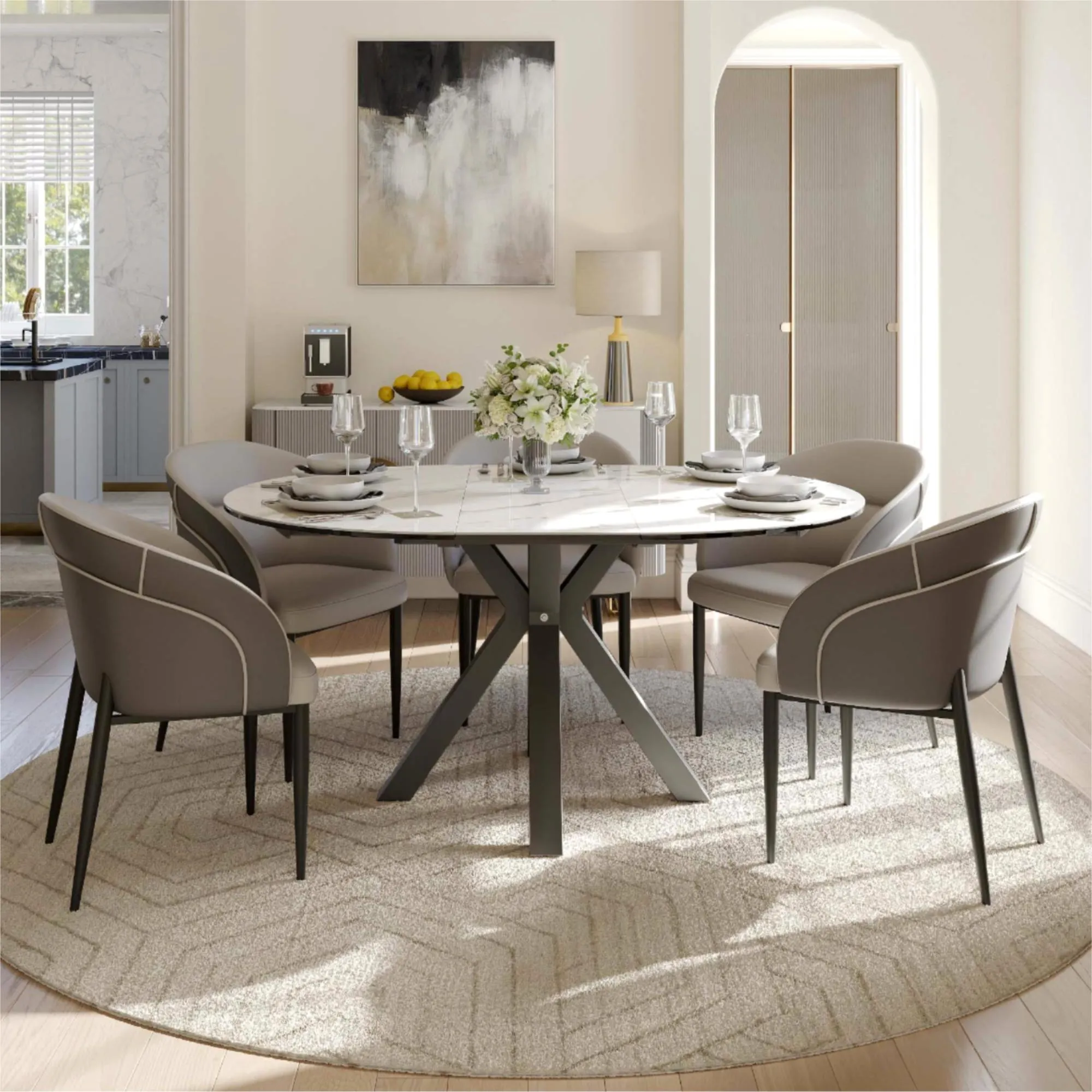 Modern Upholstered Dining Chairs Set of 2 Modern Upholstered Dining Chairs Set of 2