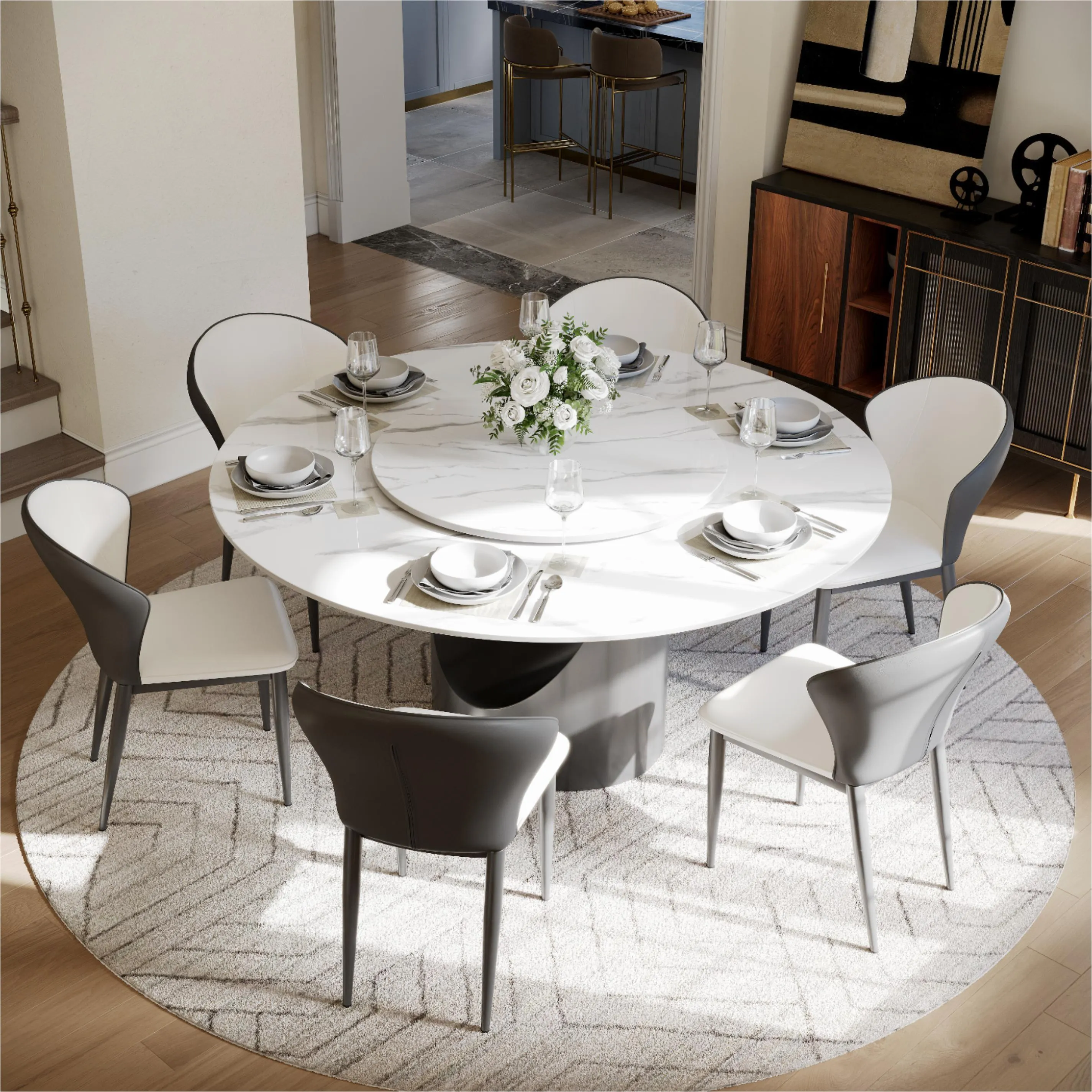 Modern Wingback Upholstered Dining Chairs Set of 2 Modern Wingback Upholstered Dining Chairs Set of 2