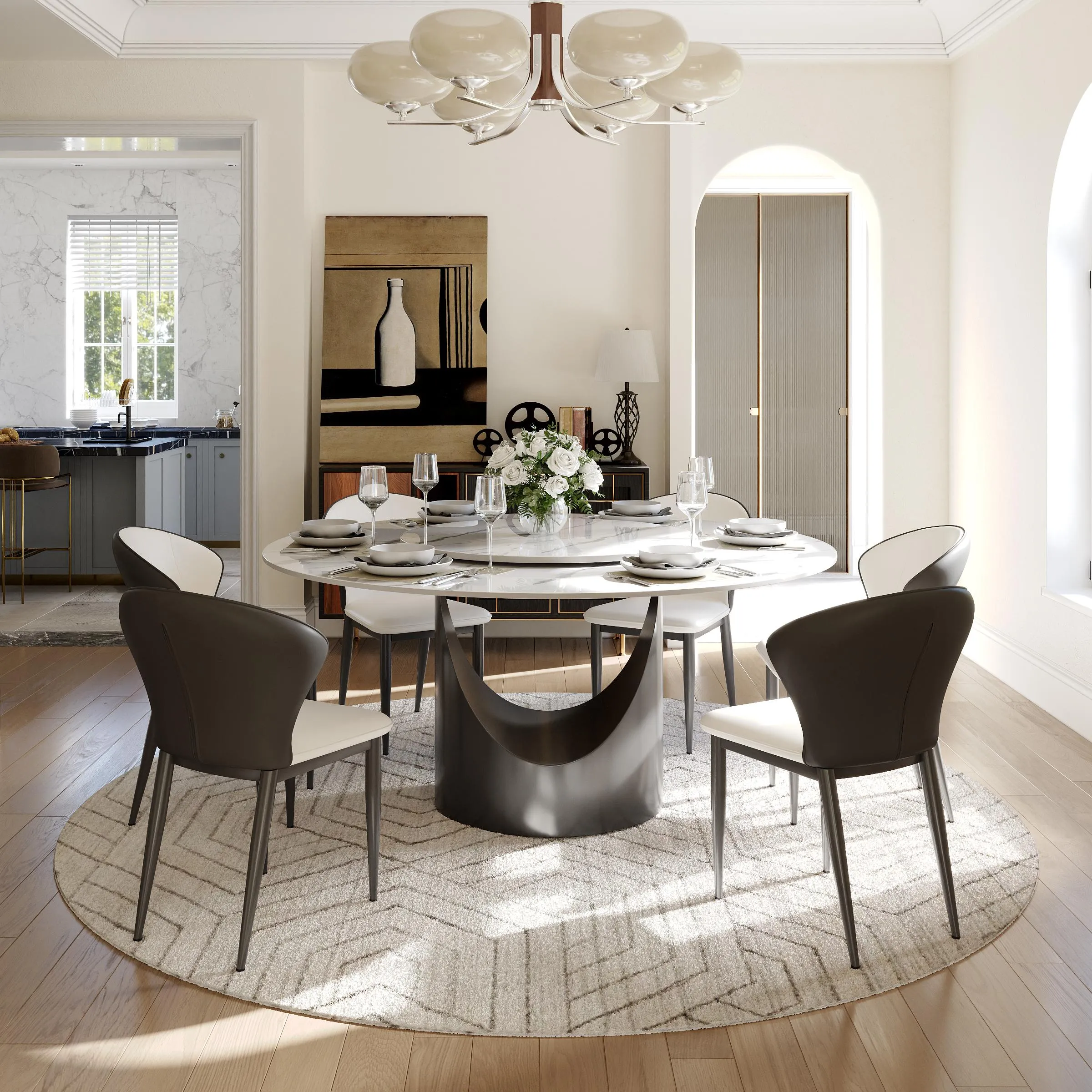 Modern Wingback Upholstered Dining Chairs Set of 2 Modern Wingback Upholstered Dining Chairs Set of 2
