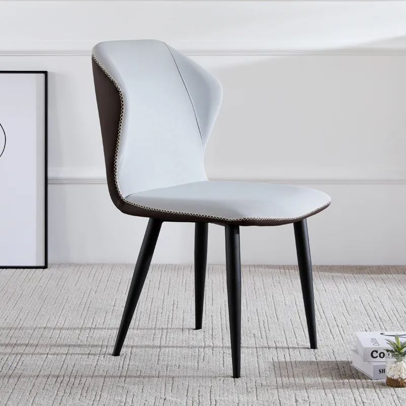 Modern Leather Wingback Dining Chairs Set of 2 Modern Leather Wingback Dining Chairs Set of 2