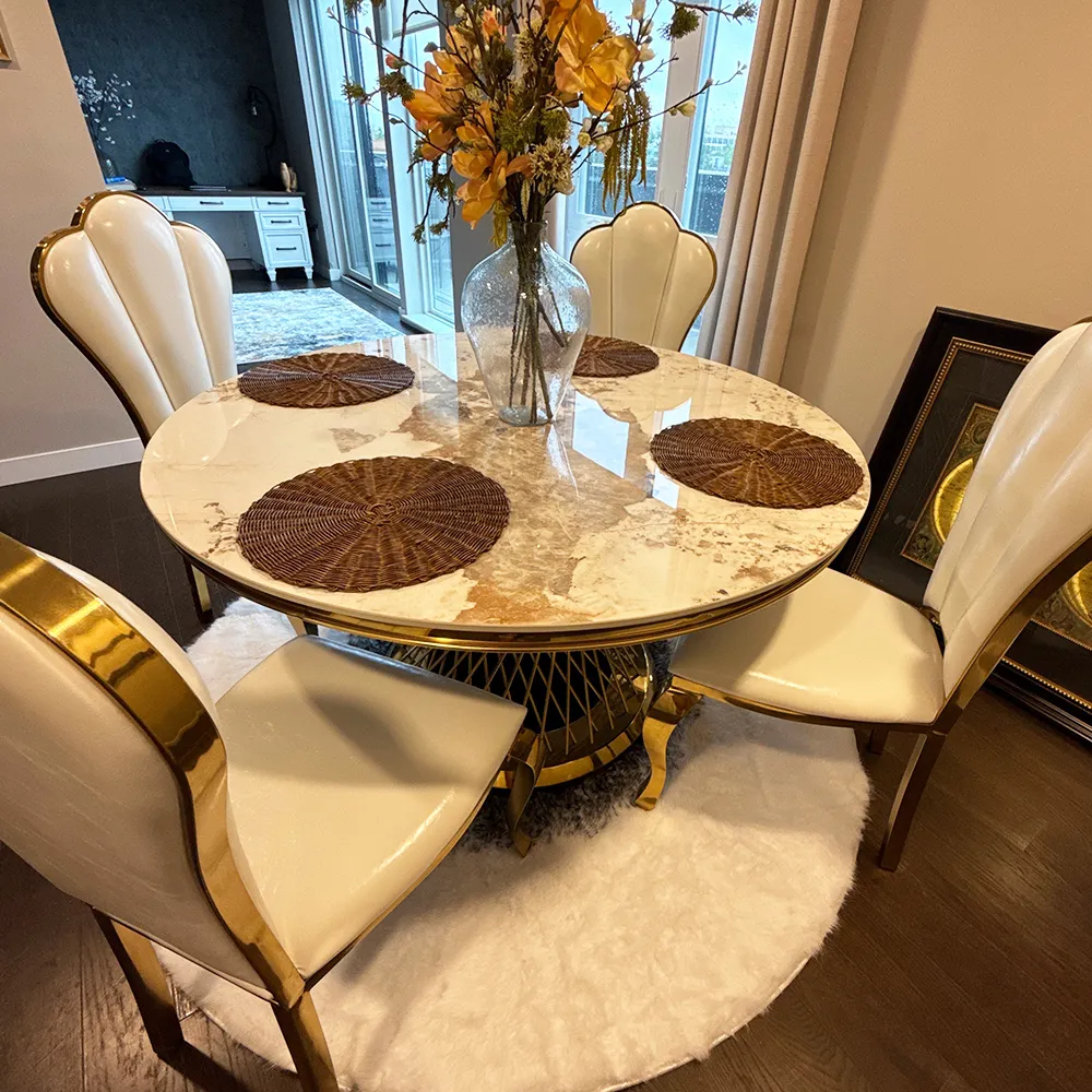 Modern Luxury High Back Dining Chairs Set of 2 Modern Luxury High Back Dining Chairs Set of 2