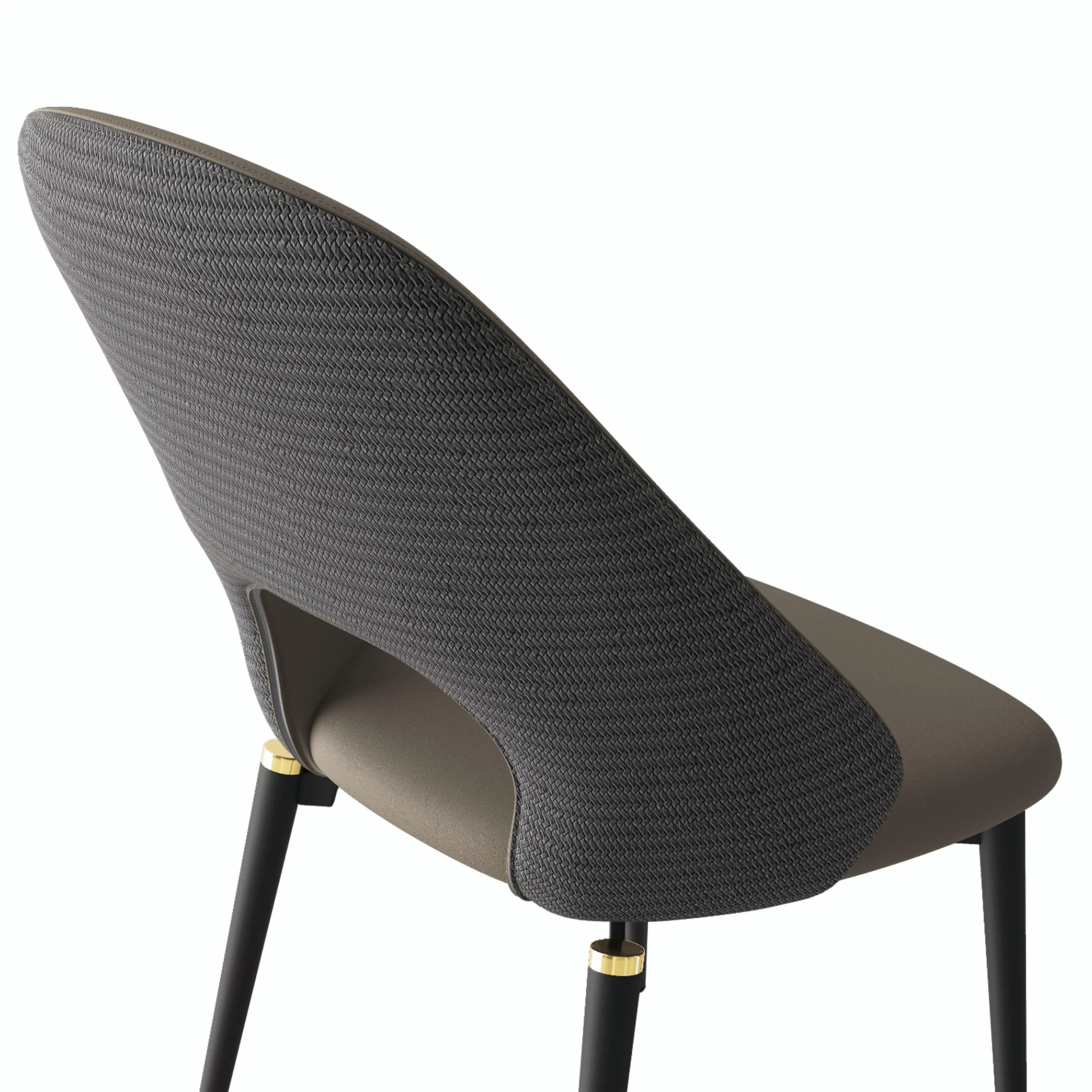 Modern Minimalist Faux Leather Dining Chairs