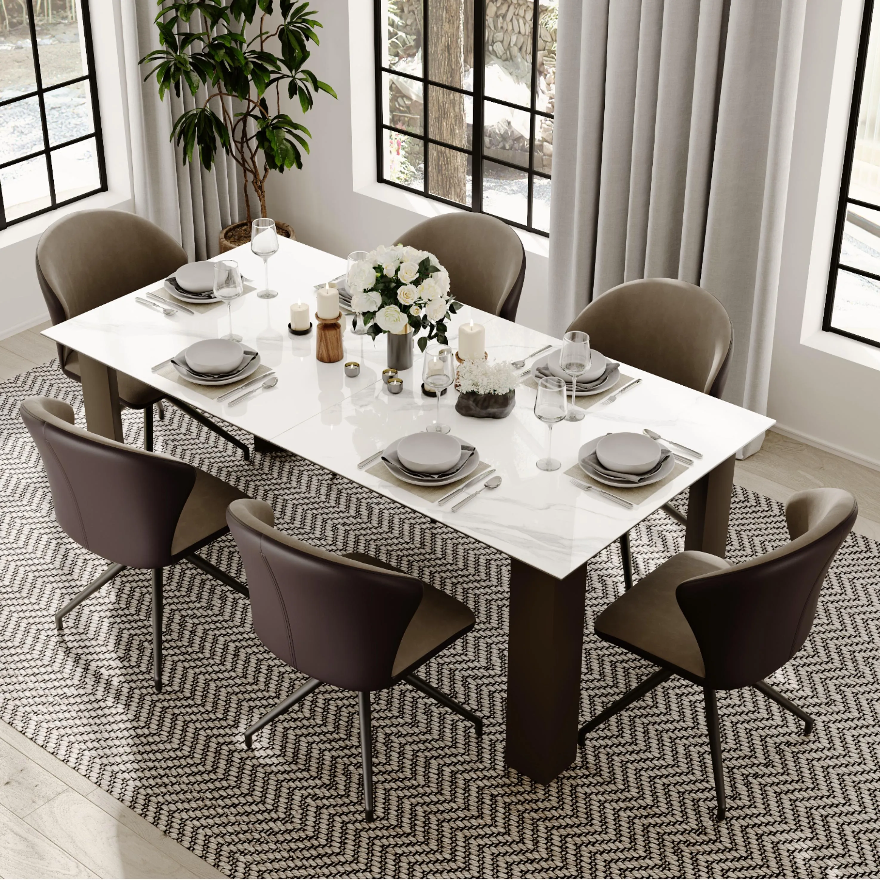 Modern Upholstered Dining Chairs
