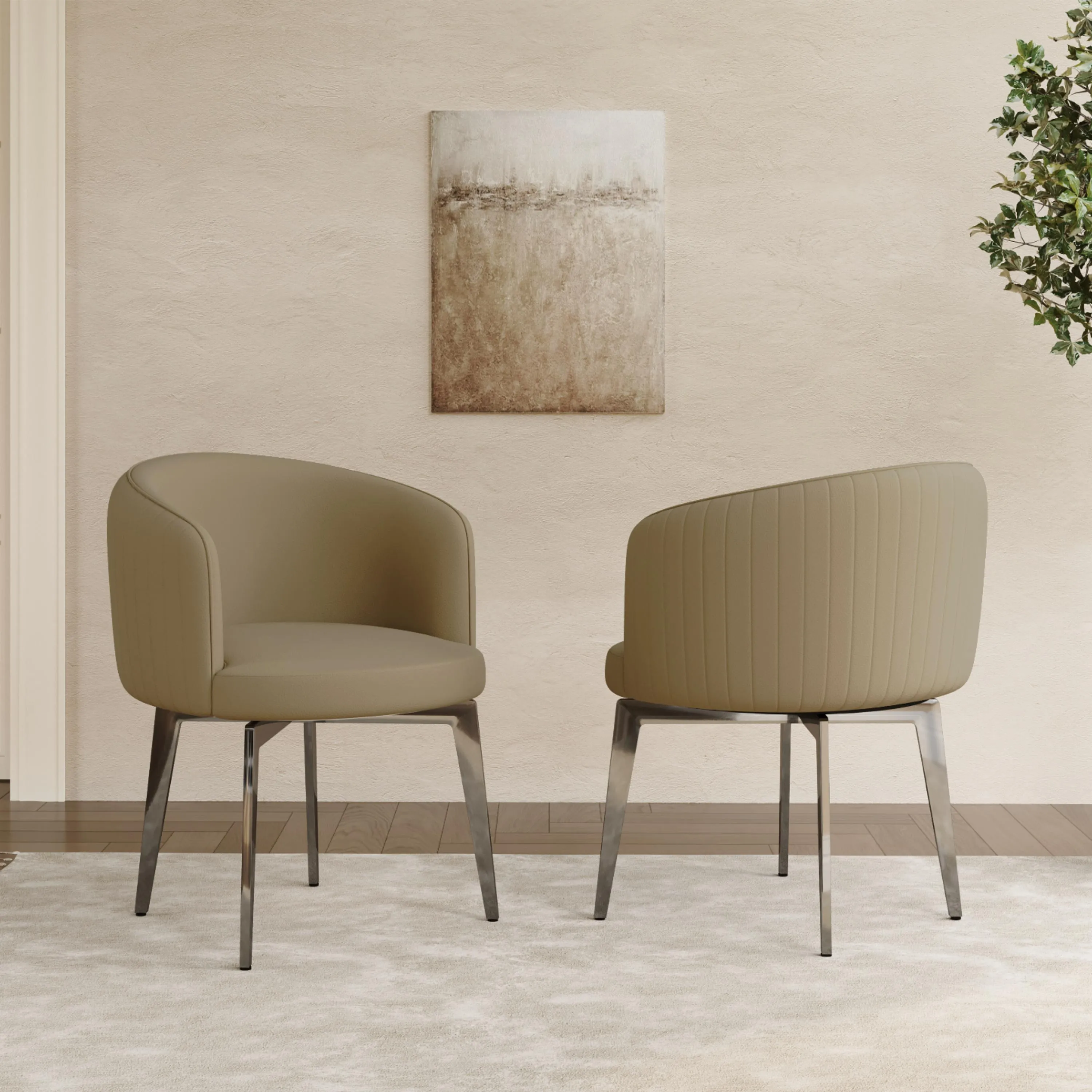 Modern Upholstered Barrel Dining Chairs Modern Upholstered Barrel Dining Chairs