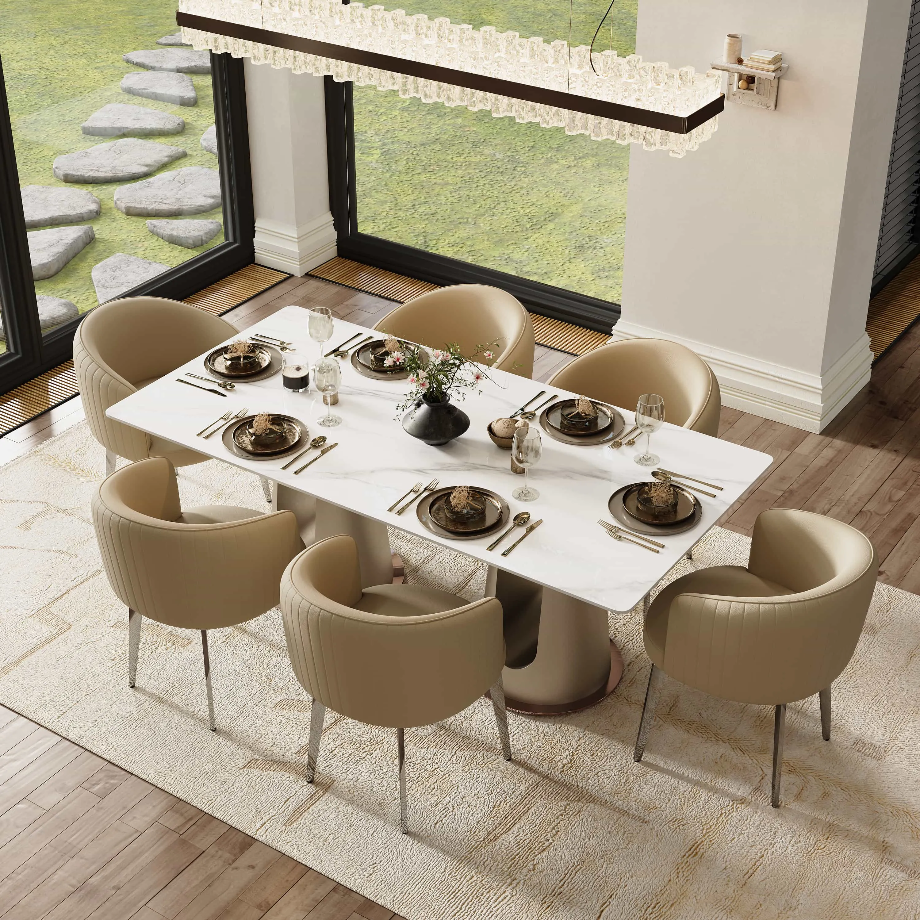 Modern Upholstered Barrel Dining Chairs Modern Upholstered Barrel Dining Chairs