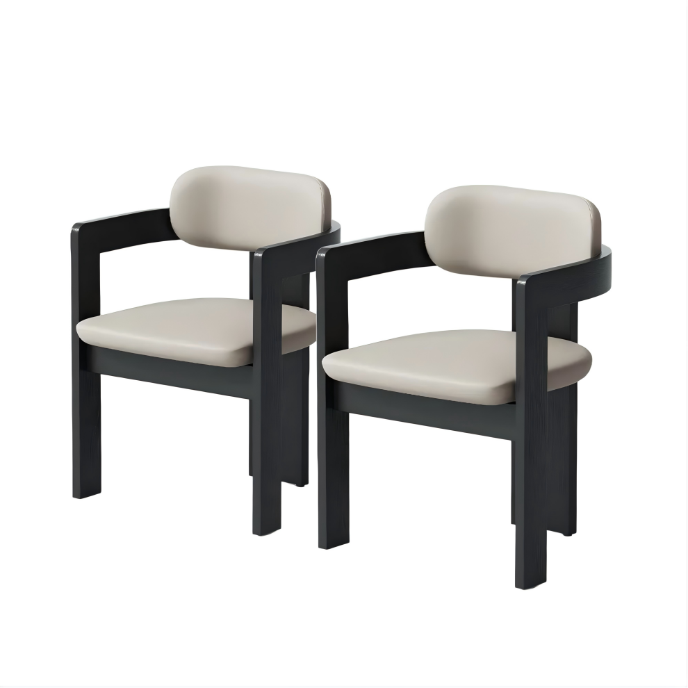 Modern Upholstered Solid Wood Dining