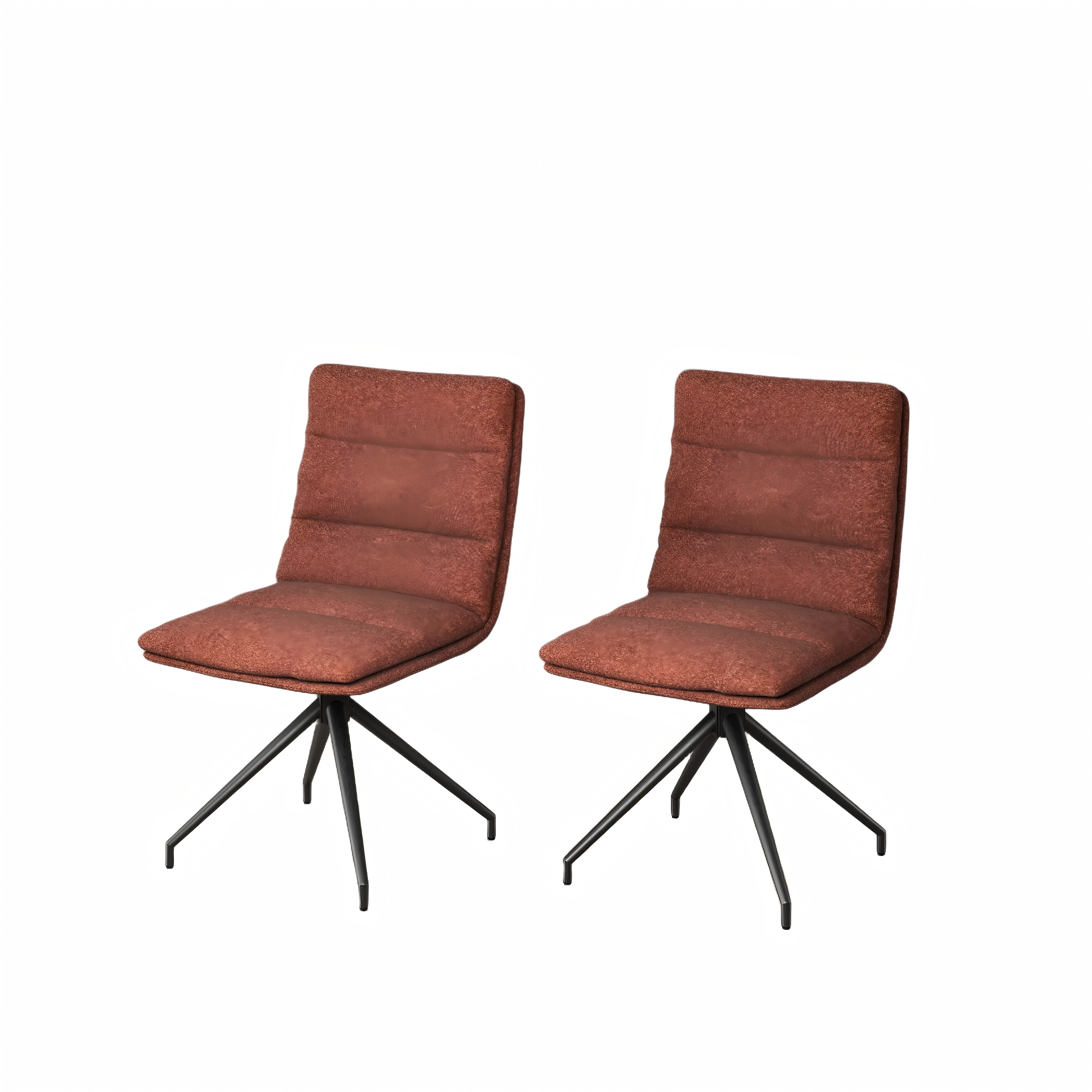 Modern Swivel Upholstered Dining Chairs