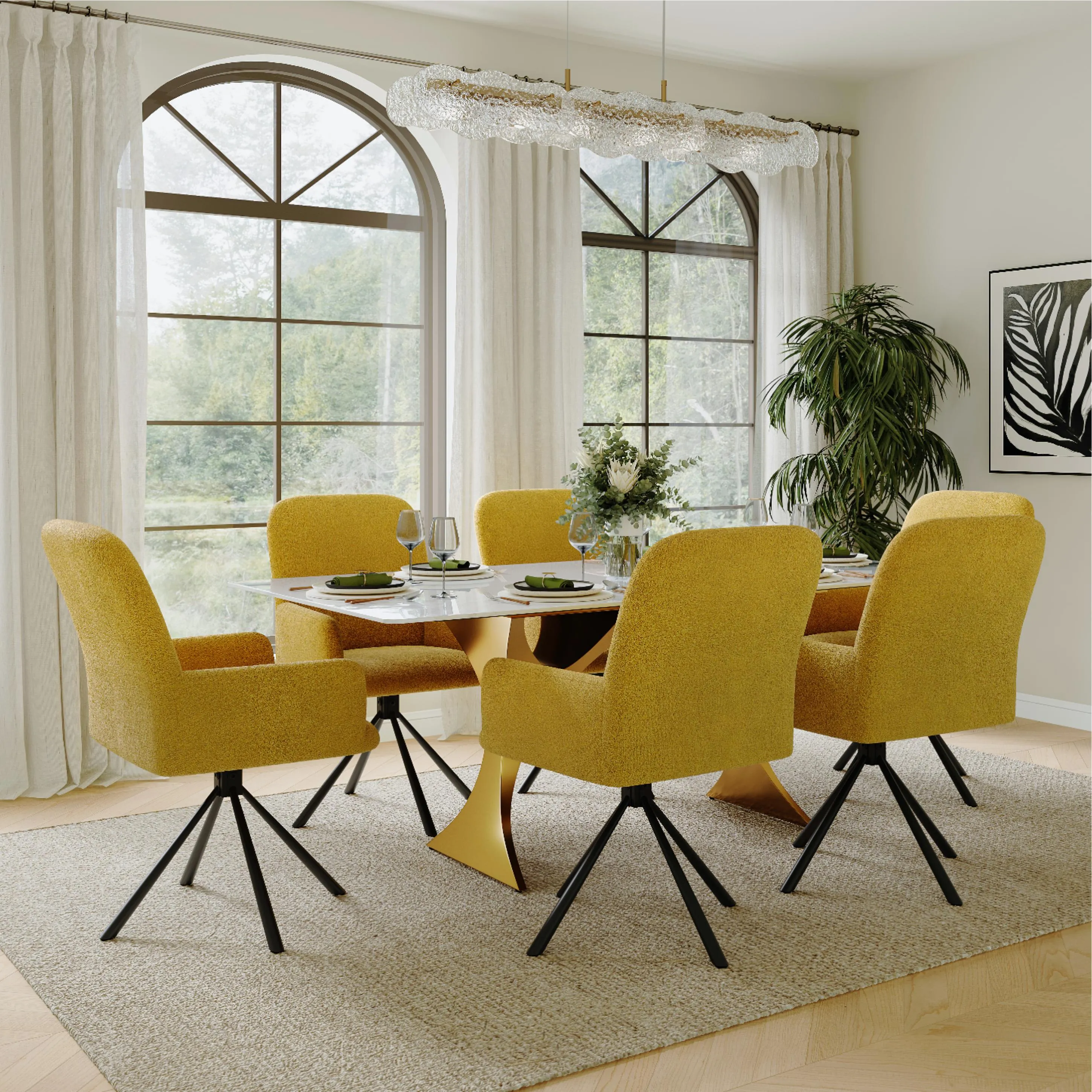Modern Velvet Fabric Upholstered Dining Chairs Modern Velvet Fabric Upholstered Dining Chairs